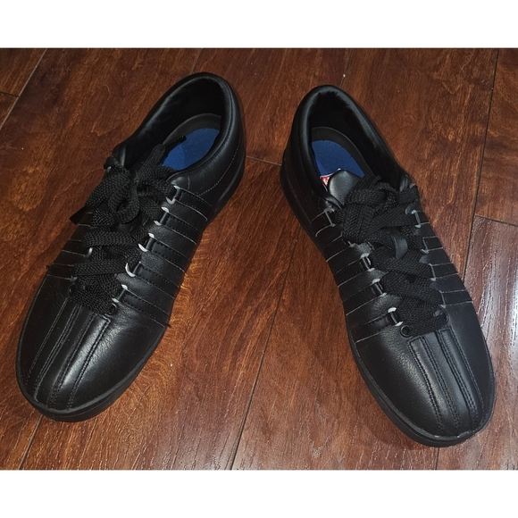 K Swiss classic men low shoes, black, size 7.5 - Picture 2 of 3